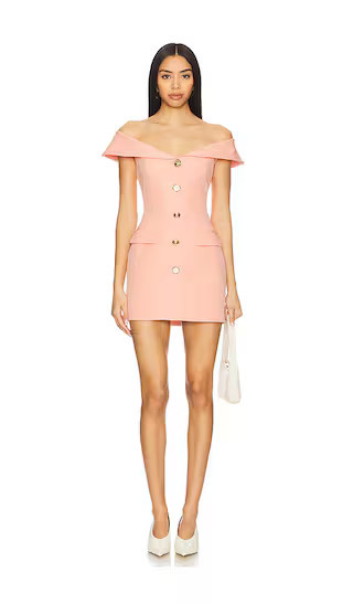 Line & Dot Kasia Dress in Coral. - size S | Revolve Clothing (Global)