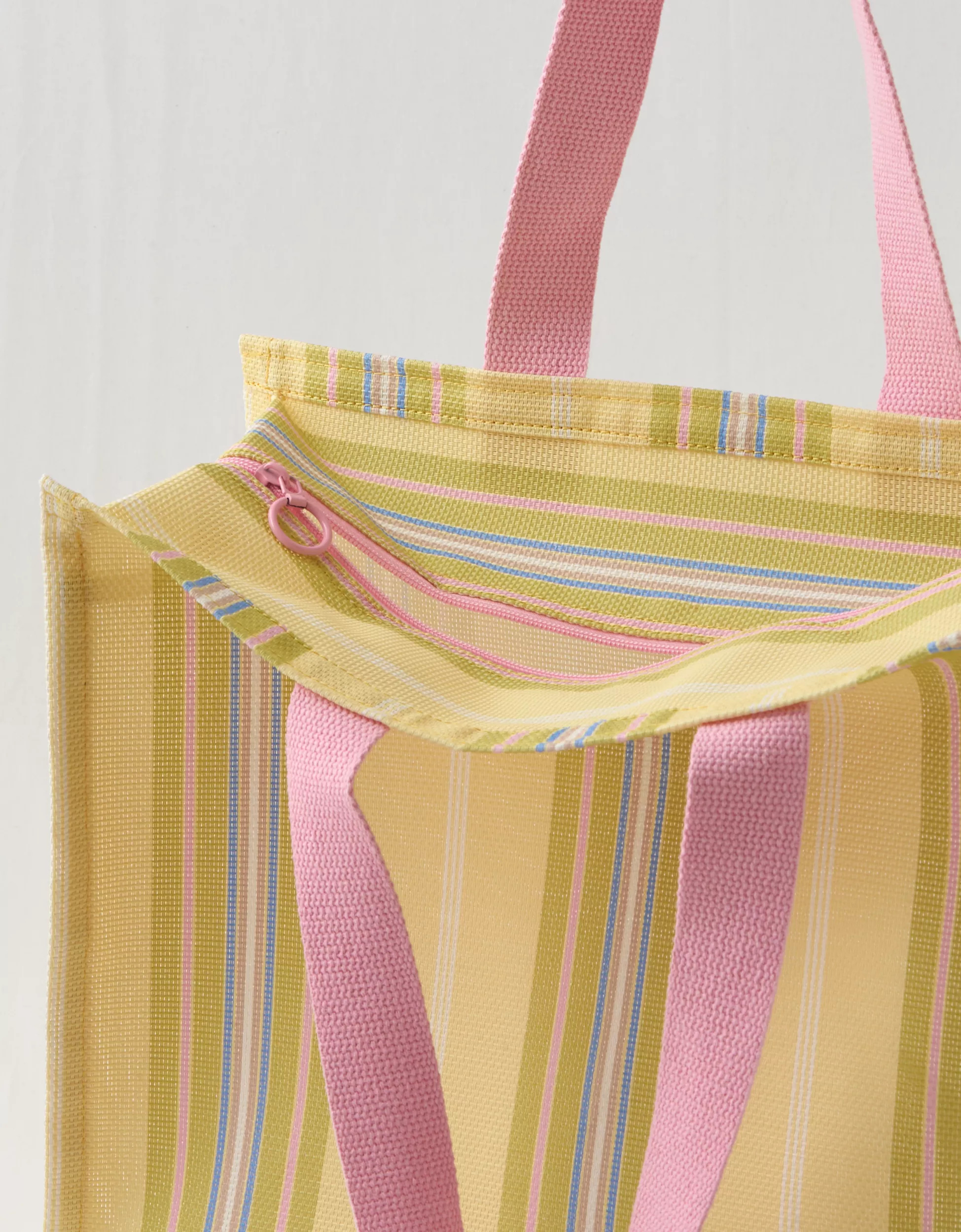 Aerie Striped Mesh Tote Bag | Aerie