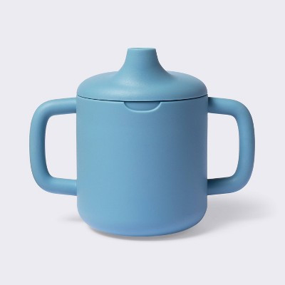 8oz Silicone Sippy Cup - Blue - Cloud Island™: BPA-Free, Portable Drinkware | Target