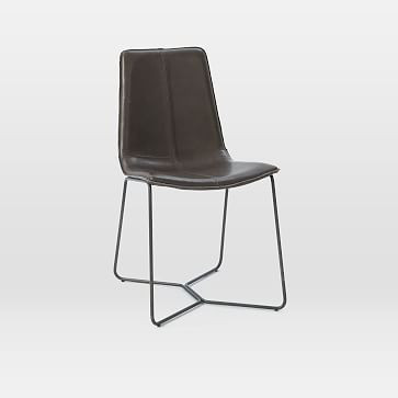 Slope Leather Dining Chair | West Elm (US)