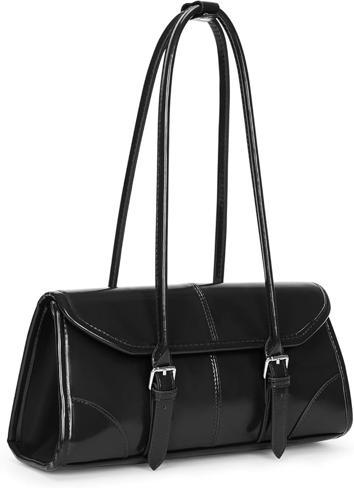 YFGBCX Faux Leather Tote Bag for Women Burgundy Purses Small Shoulder Bag Wine Colored Purse Y2k ... | Amazon (US)