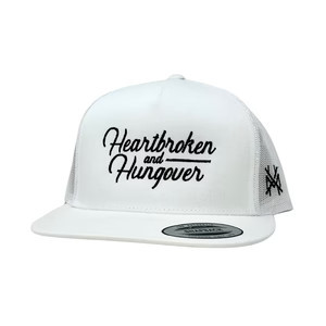 MHC Heartbroken and Hungover Trucker Hat | The Mad Hatter Company