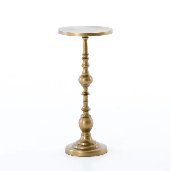Calhoun Antique Brass End Table | Scout & Nimble
