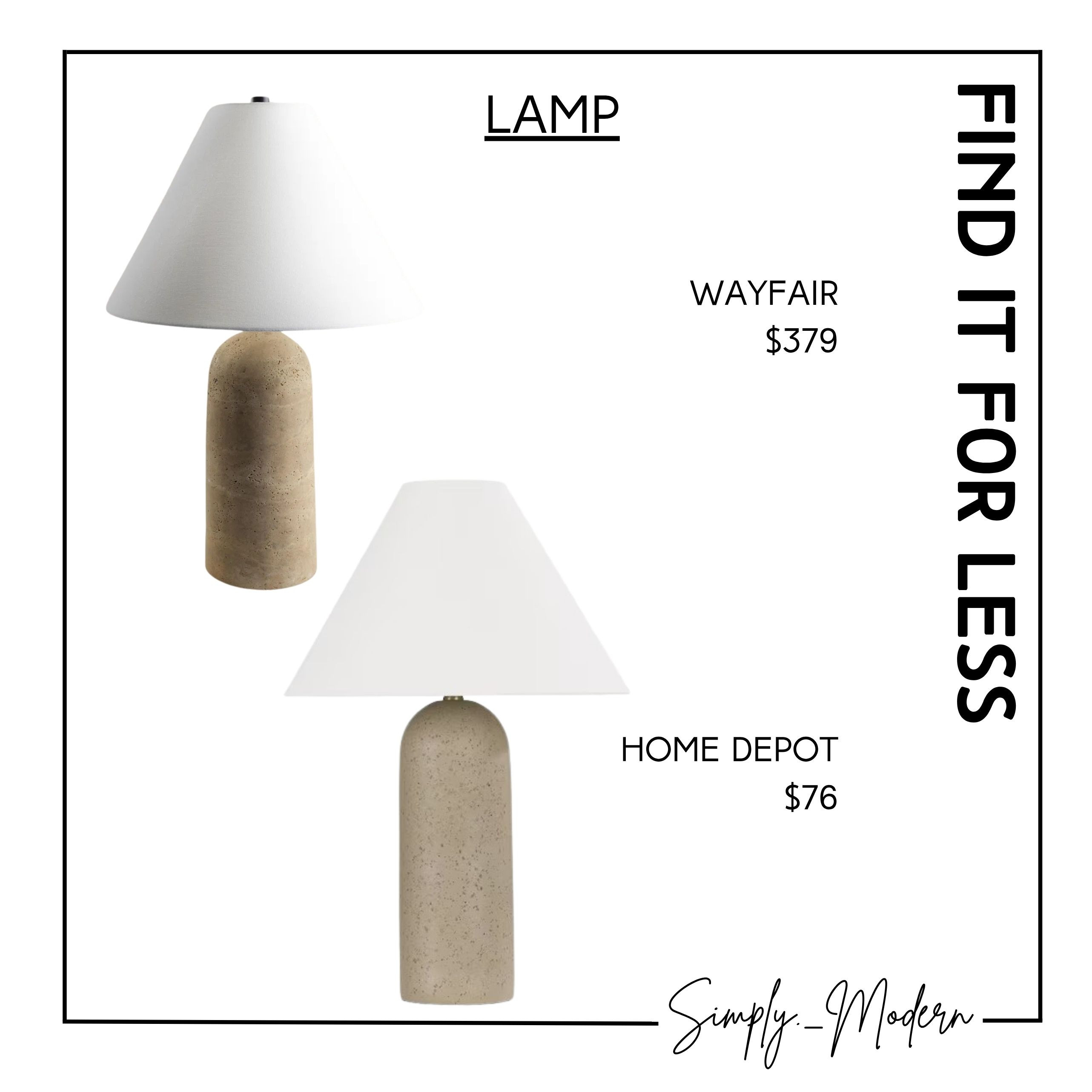 Find it for less- lamp 

 #LTKHome