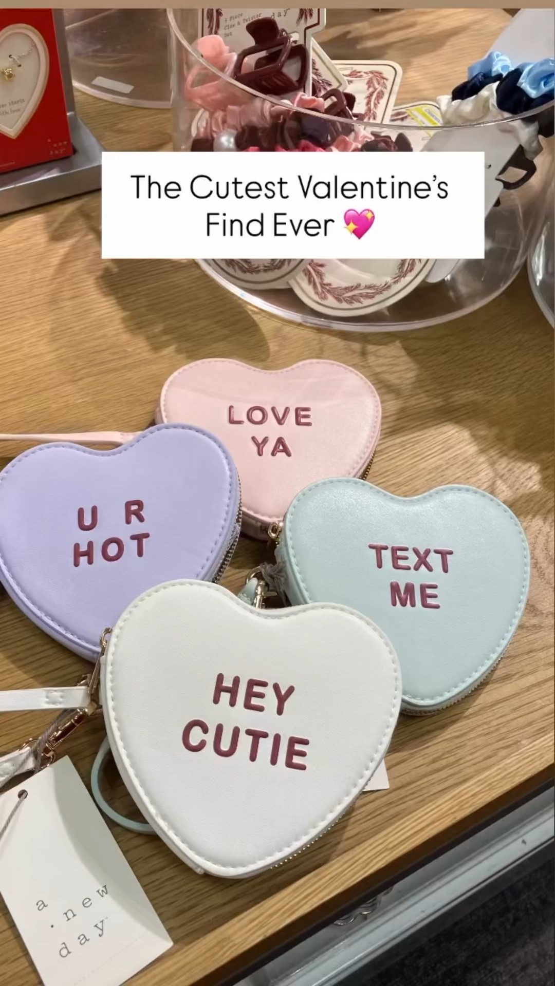 These Valentine’s wristlets are perfect for date night, Galentine’s, or everyday errands. Which one are you grabbing? 💌✨

#ValentinesFinds #ValentinesAccessories #HeartWristlet #CuteAccessories #GiftIdeas #Galentines #TargetFinds #EverydayStyle #targetpartner #targetstyle #newattarget

#LTKmomlife #LTKGiftGuide #LTKFindsUnder50