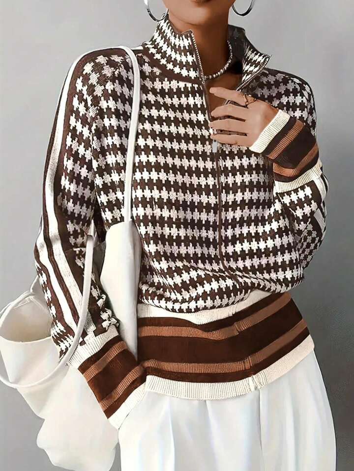 Knitted Cardigan  | SHEIN