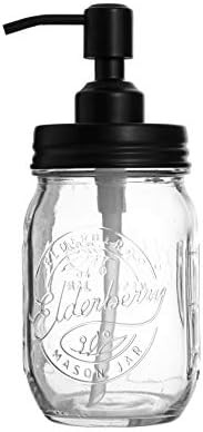 Elderberry Soap Dispenser Mason Jar Soap/Lotion Dispenser – Rustproof Stainless Steel Lid and P... | Amazon (US)