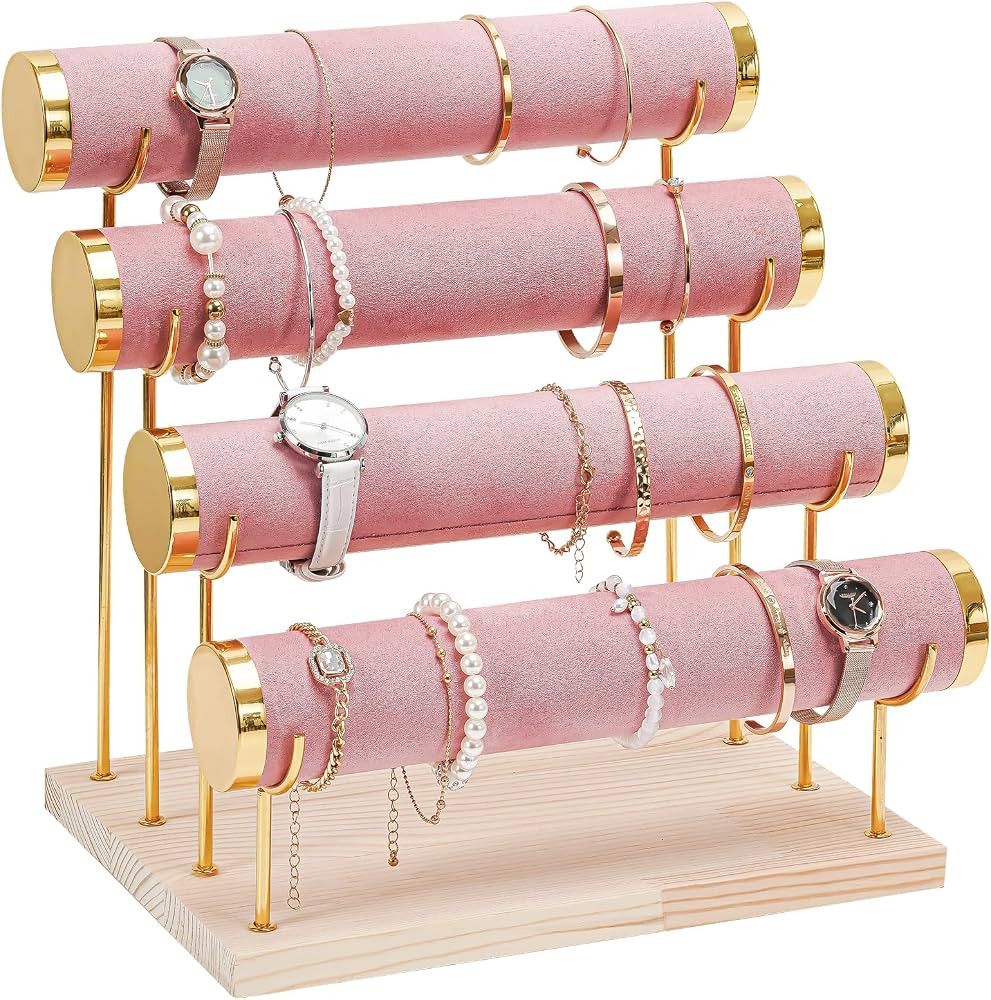 ProCase Bracelet Holder Display Bracelet Organizer Stand, Gold Detachable Bangle Storage Rack for... | Amazon (US)