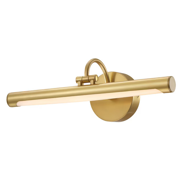 allen + roth Prichard Brushed Gold LED Battery Picture Light Lowes.com | Lowe's