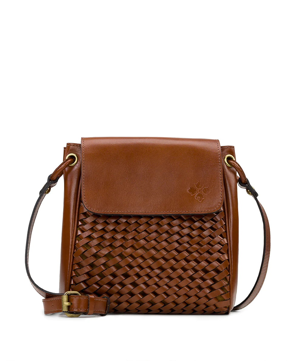 Marisa Woven Flap Crossbody 
         Specialty Woven Leather | Patricia Nash Designs