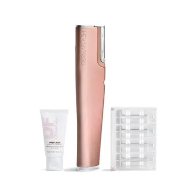 DERMAFLASH LUXE+ Advanced Sonic Dermaplaning & Peach Fuzz Removal Set $199 Value in Rose Gold at Nordstrom | Nordstrom