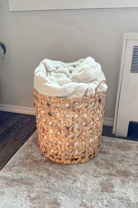 Target woven basket! Perfect to story your blanket. Woven Decorative Basket - Threshold

#LTKFamily #LTKStyleTip #LTKHome