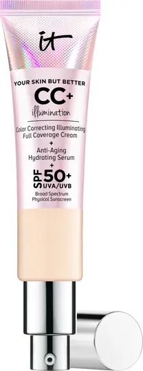 IT Cosmetics CC+ Cream Illumination SPF 50+ Full Coverage Cream Corrector & Serum | Nordstrom | Nordstrom