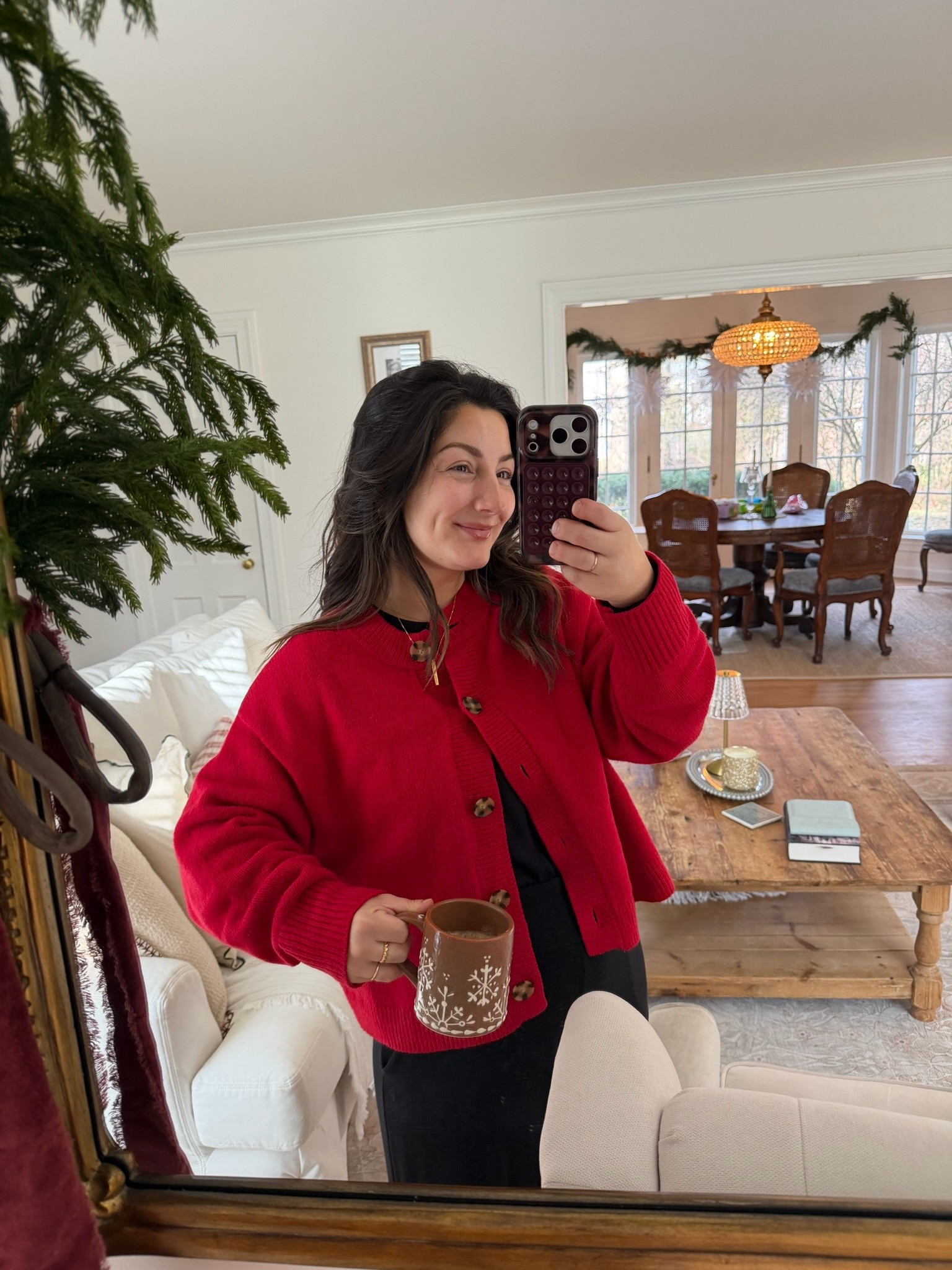 Good morning!!! 
Cardigan size small petite
Oak & Luna necklace use code: Mimiltk 

5'0" 140lbs 

#LTKootd #LTKPetite #LTKSaleAlert