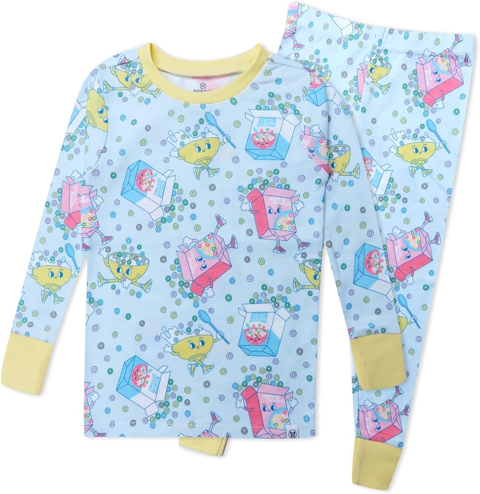 HonestBaby baby-boys 2-piece Pajamas Sleepwear Pjs 100% Organic Cotton for Baby, Toddler, Kids, B... | Amazon (US)