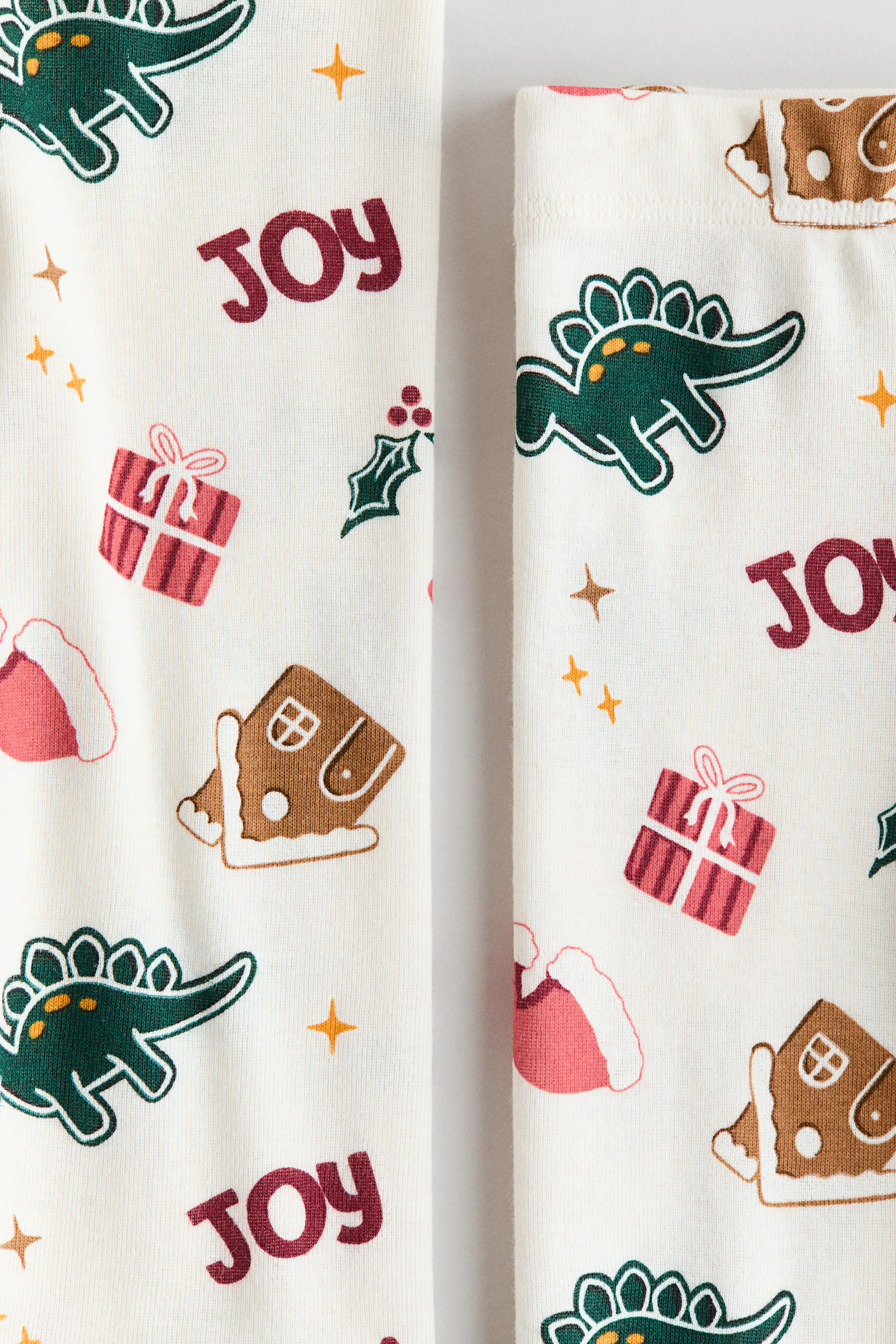 Snug-Fit Printed Cotton Pajamas | H&M (US, CA, MX)