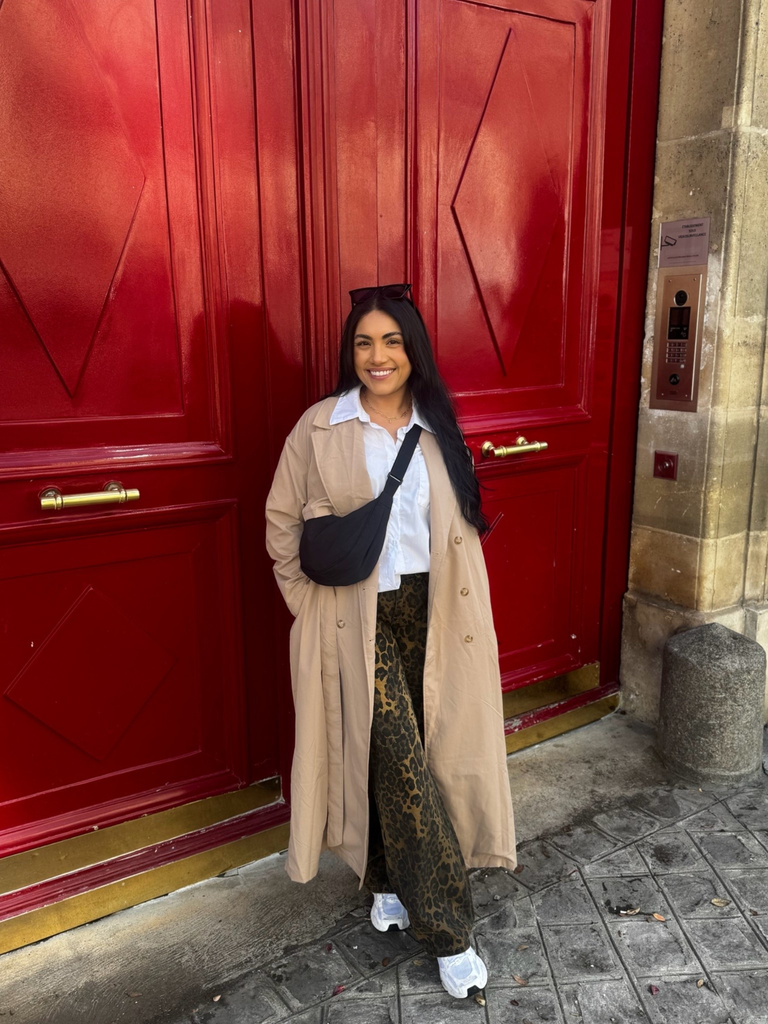 The perfect trench coat on vacation with the most efficient crescent travel crossbody

#LTKootd #LTKMidsize #LTKTravel