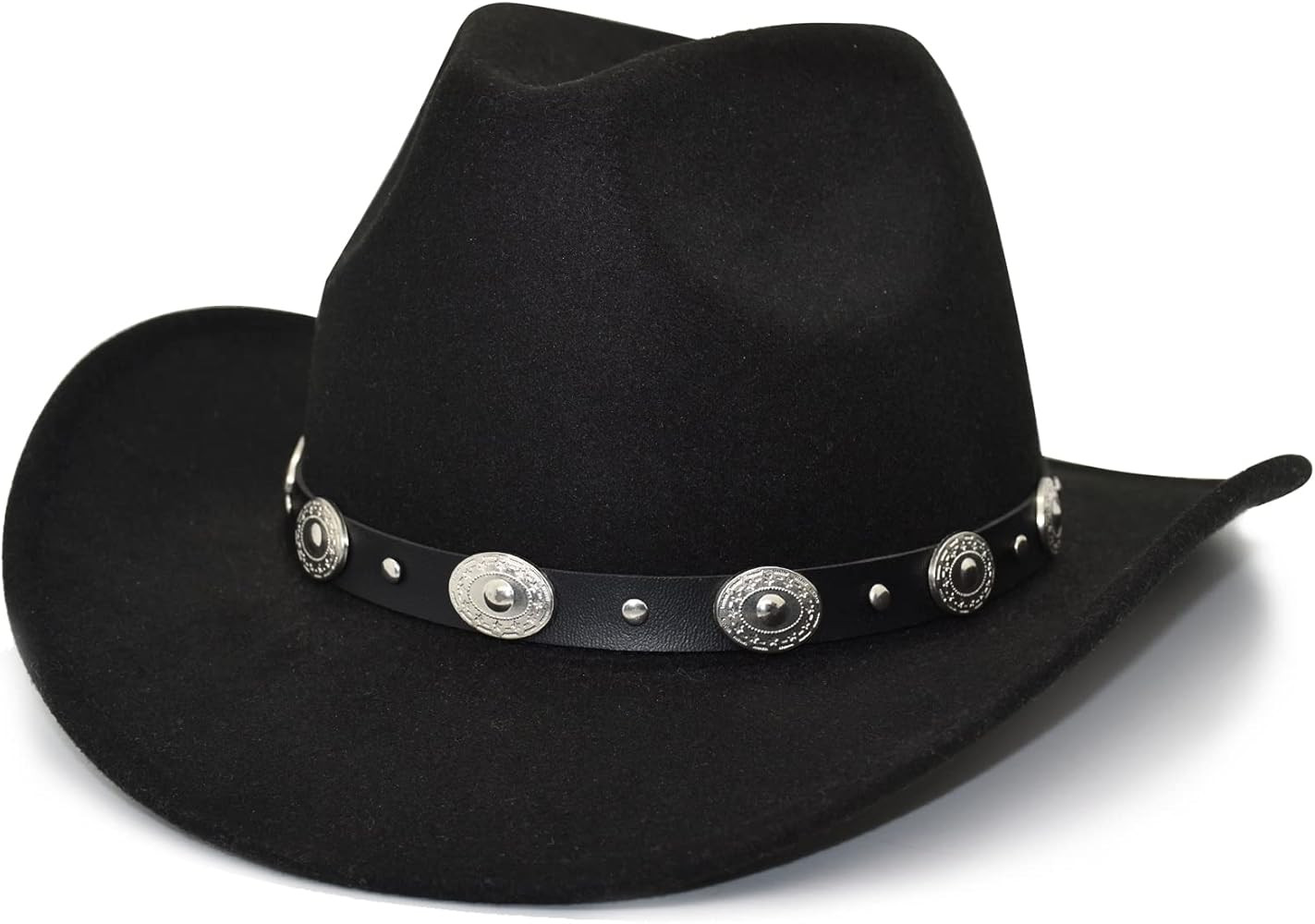 Lisianthus Men & Women's Felt Wide Brim Western Cowboy Hat | Amazon (US)