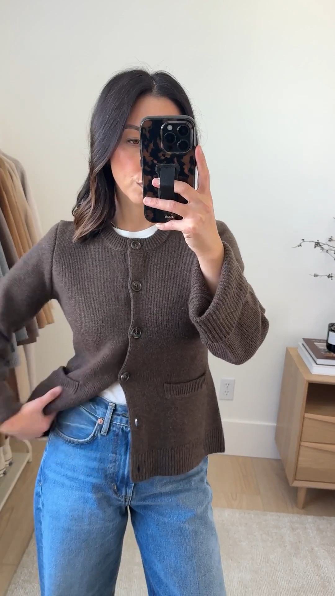 The Cashmere Structured Cardigan is truly a statement. It’s so beautiful. Sleeves run long on me, but I don’t mind rolling them. Wearing size xs.



#LTKPetite #LTKSeasonal