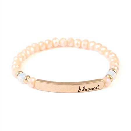Blessed Rondelle Beads Bracelet | Walmart (US)