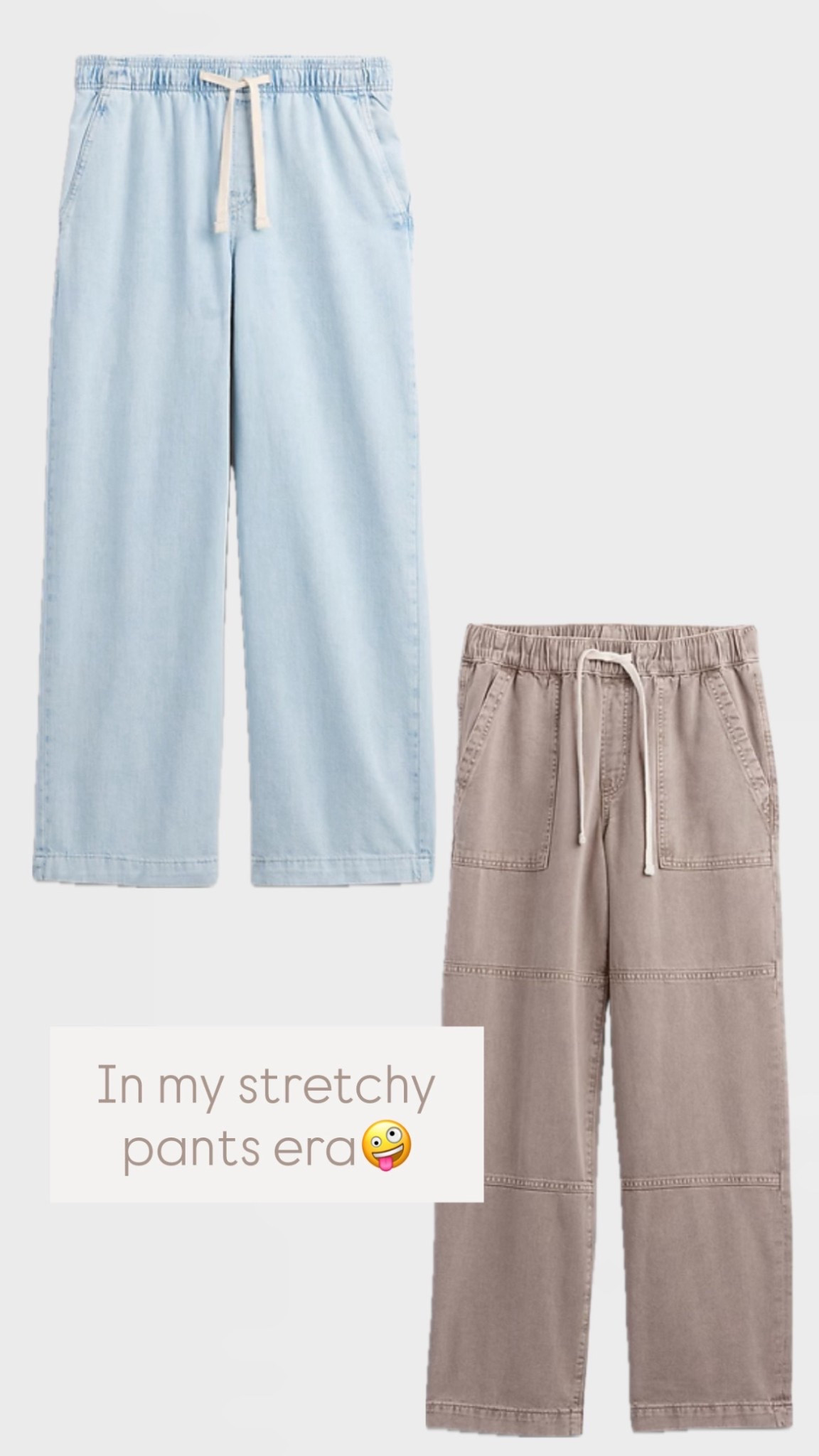 GAP Factory High Rise Pull-On Wide-Leg Jeans. Perfect for the grown bump or to feel put together in your postpartum days.

#LTKootd #LTKBump #LTKmomlife