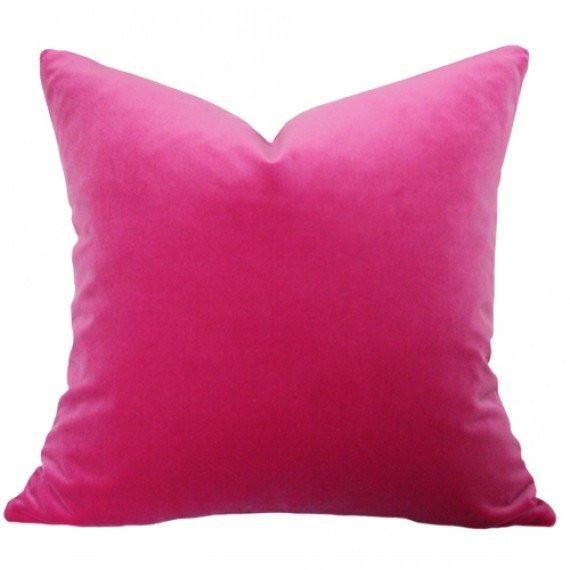 Magenta Velvet Designer Pillow | Arianna Belle