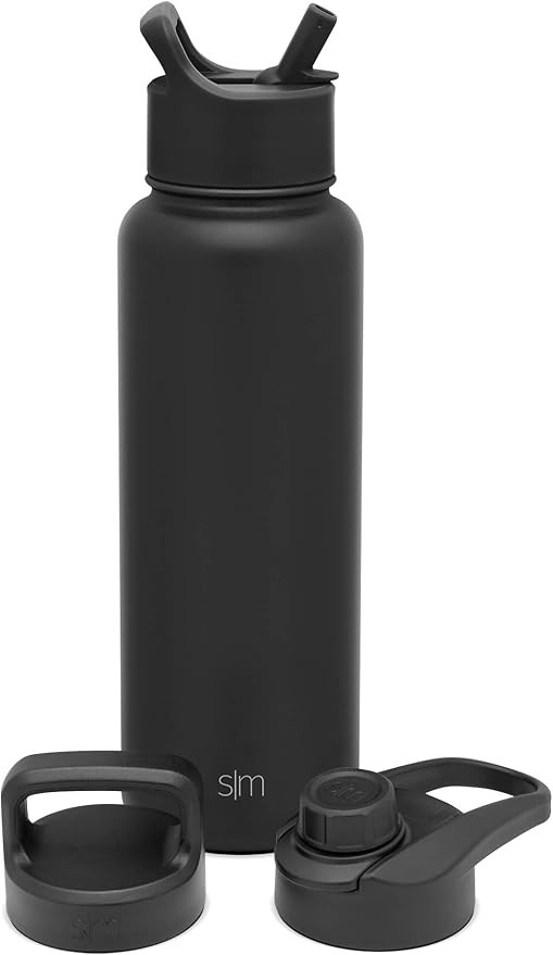 Simple Modern Water Bottle with Straw, Handle, and Chug Lid Vacuum Insulated Stainless Steel Meta... | Amazon (US)