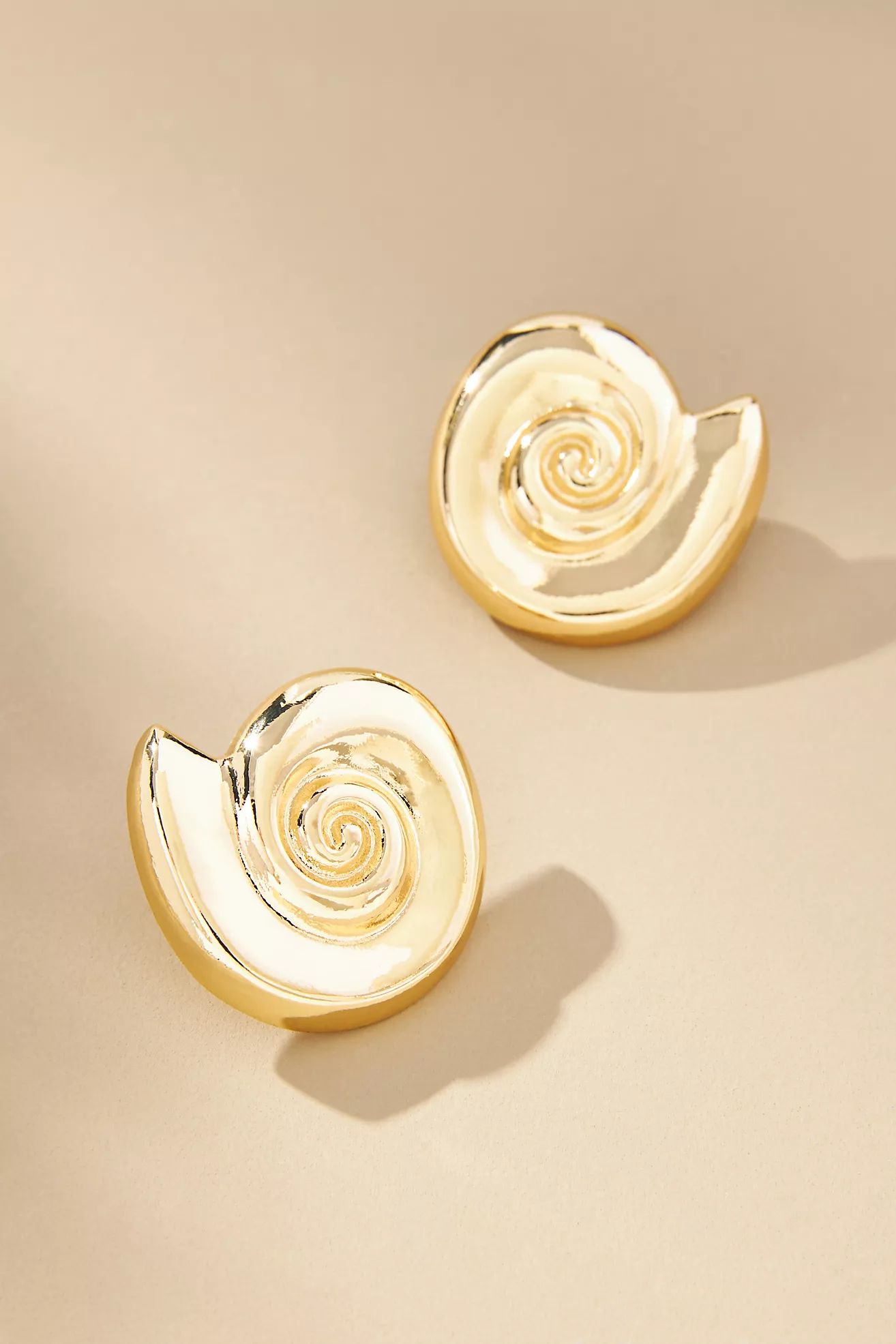 Shell Swirl Post Earrings | Anthropologie (US)