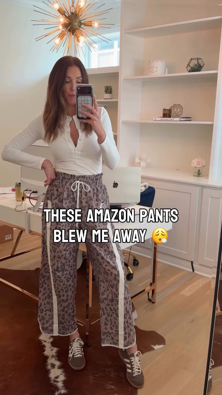 These Amazon pants blew me away! I’m so impressed with the fit, style and comfort. I’ll be living in these. 

Like and type “PANTS” and I’ll send you the deets.