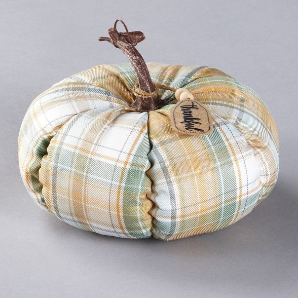 Lakeside Plaid Plush Pumpkin - Harvest, Halloween, Thanksgiving Décor | Target