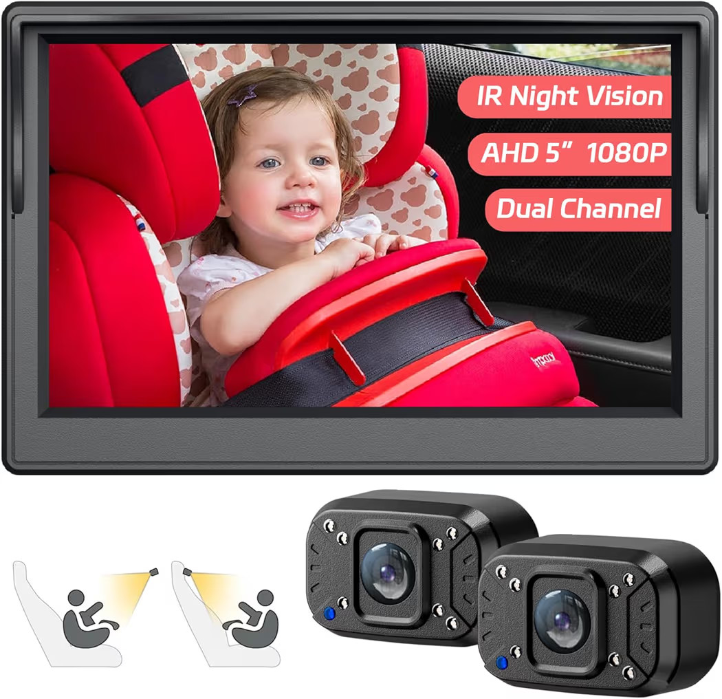 Itomoro Baby Car Camera, Easily Install Baby Car Mirror 1080P Clear Car Baby Camera for Rear Faci... | Amazon (US)