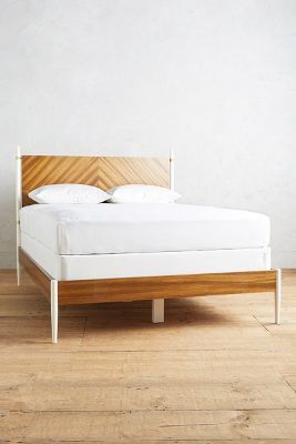 Geo-Marquetry Bed | Anthropologie (US)