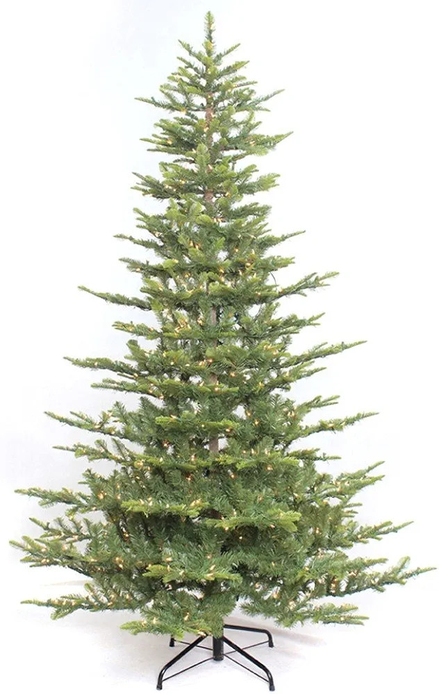 Puleo International 6.5 Foot Pre-Lit Aspen Fir Artificial Christmas Tree with 500 UL Listed Clear... | Amazon (US)