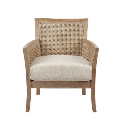 Paulie Accent Chair Cream/Reclaimed Natural | Target