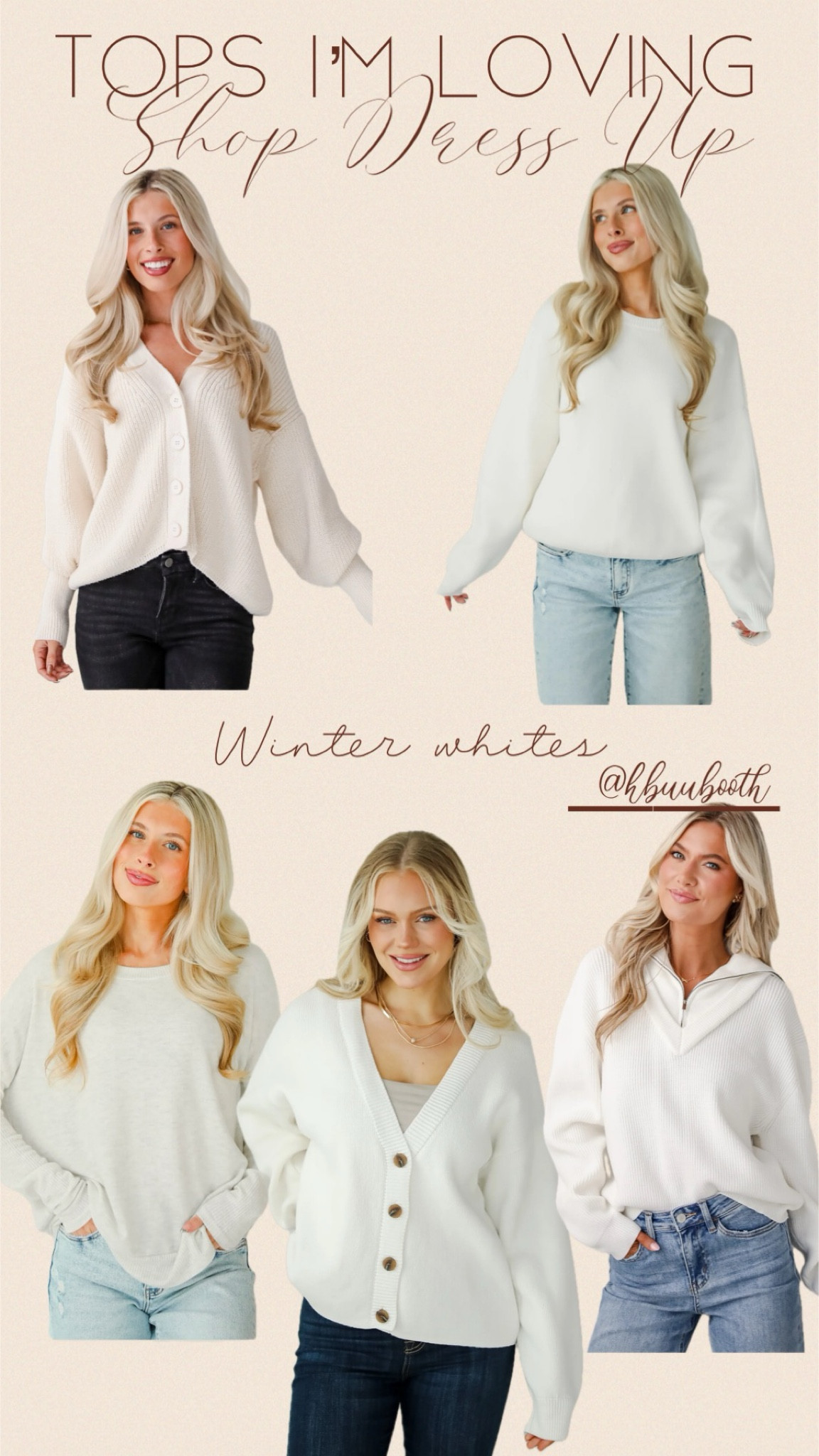 Winter white tops
Cardigans
White sweatshirt
White tops
Button up tops


#LTKFindsUnder100 #LTKStyleTip