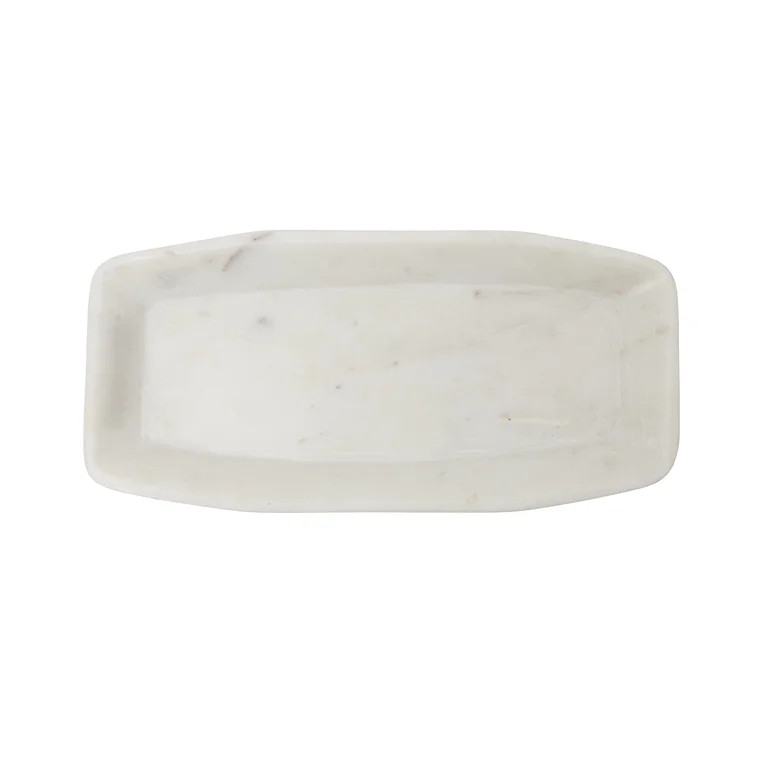 Better Homes & Gardens White Marble Decorative Tray, 11" x 5" | Walmart (US)