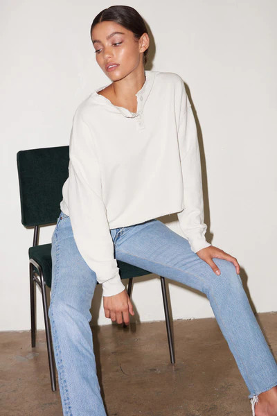 Lennon Sweatshirt - Vapor | LNA Clothing