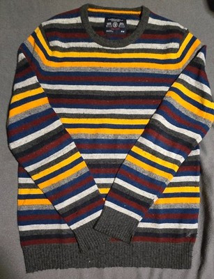 American Eagle Mens Striped Sweater. Athletic Fit SZ Medium. Vintage Look | eBay US