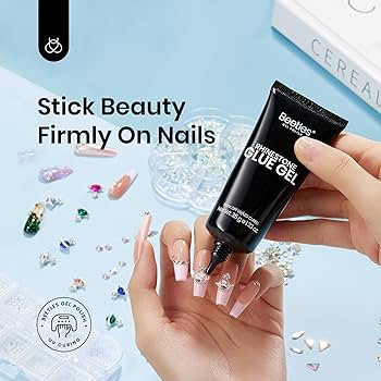 Beetles 35ML Rhinestone Glue for Nails Gel Polish, Gel Nail Glue for Halloween Decoration Super S... | Amazon (US)