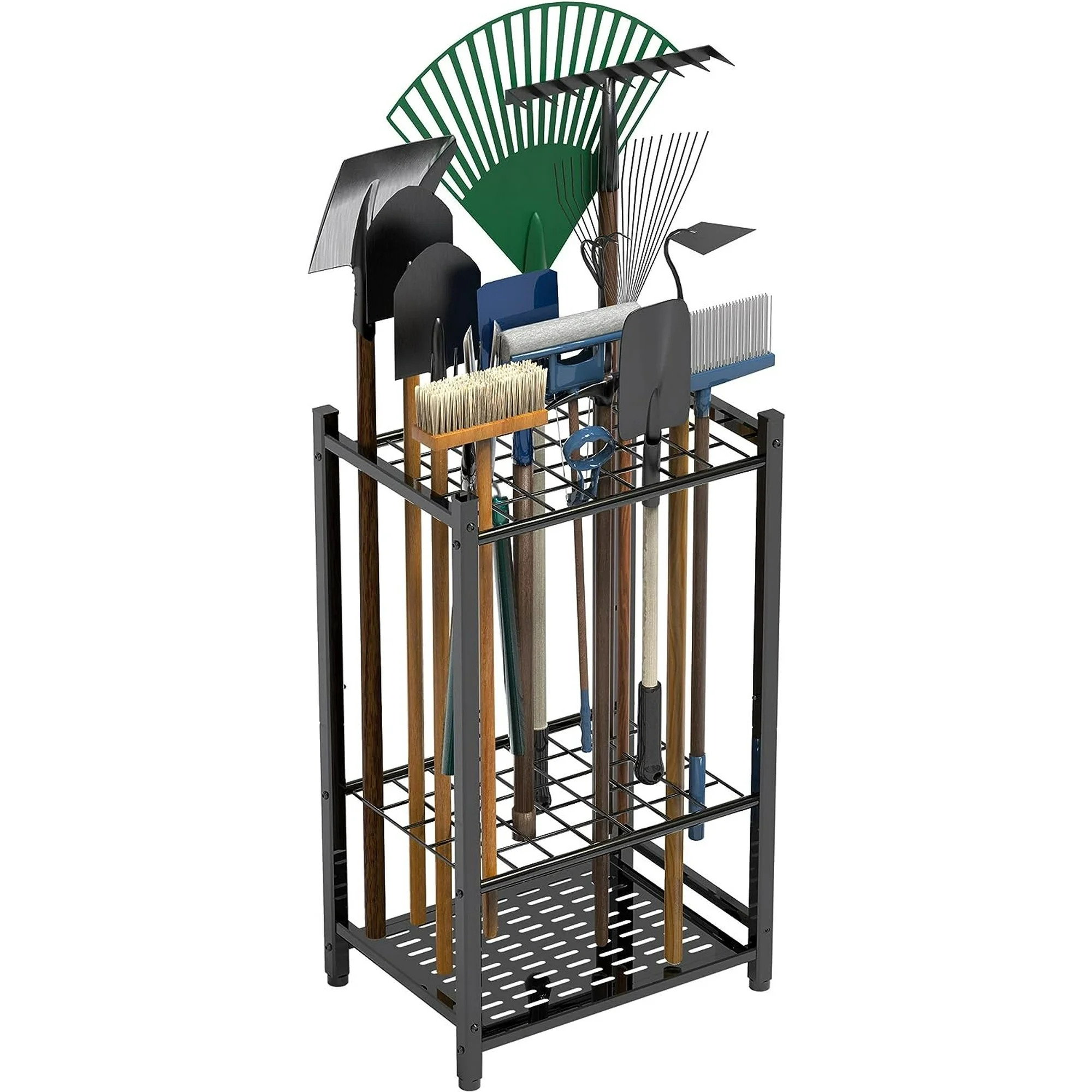 Sttoraboks Garden Tool Organizer, Yard Tool Tower Rack for Garage Organization and Storage - Walm... | Walmart (US)