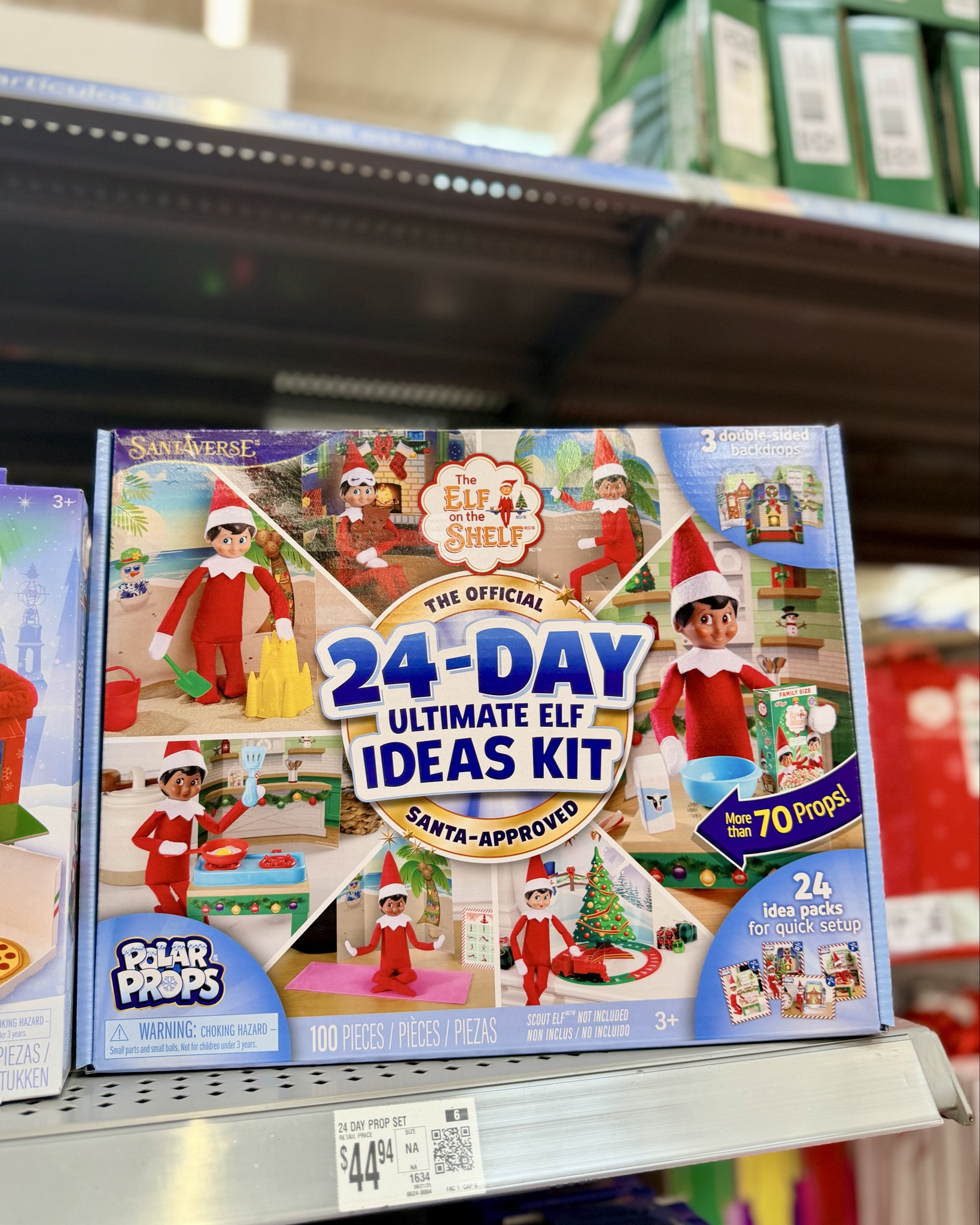 Elf On The Shelf Finds At Walmart 🎄🧝🏻‍♂️

I grabbed this 24 day ideas kit because I’m not going on a nightly mission this year 😂
Cute outfits, props, doors, carriers… everything to make elf season easy.


#elfontheshelf #walmartfinds #holidayfinds #christmasideas #momlife

mom christmas finds
elf on the shelf ideas
walmart holiday
holiday gift ideas for kids
easy elf ideas


#LTKGiftGuide #LTKHoliday #LTKKids