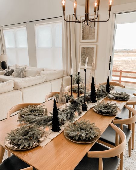 A beautiful Christmas table scape! Love this view. Mini wreaths the size of your plates can really elevate your look.


#LTKHoliday #LTKhome #LTKSeasonal