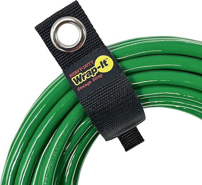 Heavy-Duty Wrap-It Storage Straps, 10" (6 Pack) - Hook and Loop Extension Cord Organizer Hanger, ... | Amazon (US)