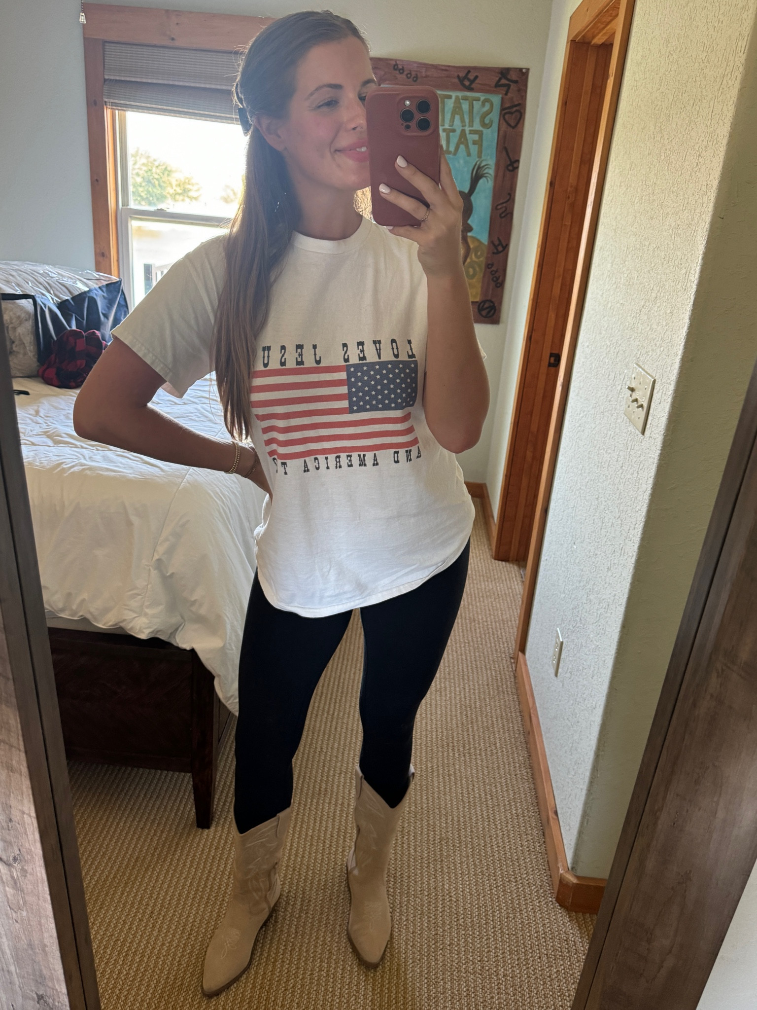Walmart cowboy boots! And my rebelmomshop tee 🥹

#LTKShoeCrush #LTKSeasonal