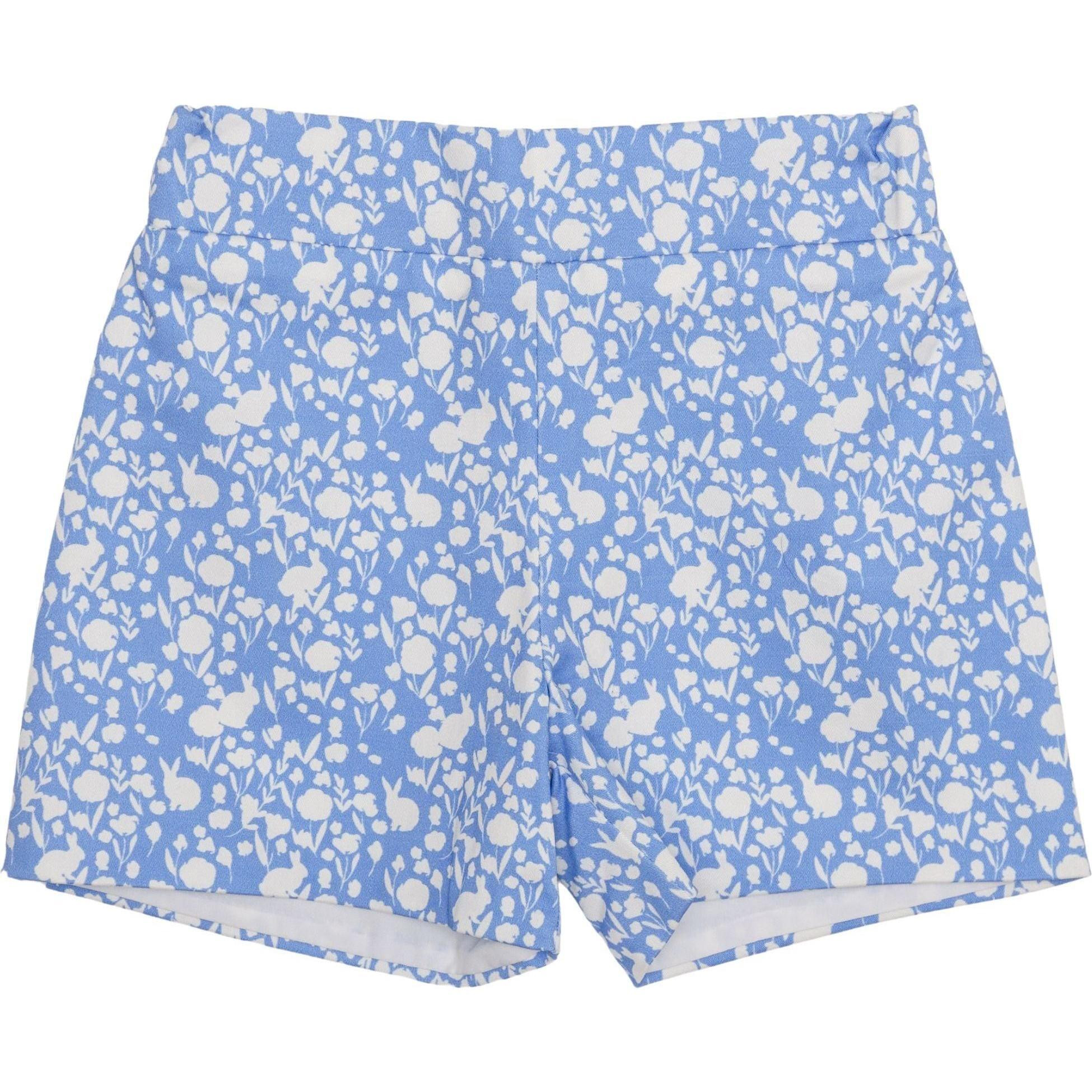 Robert Cotton Tail Classic Formal Shorts, Cambridge Blue | Maisonette