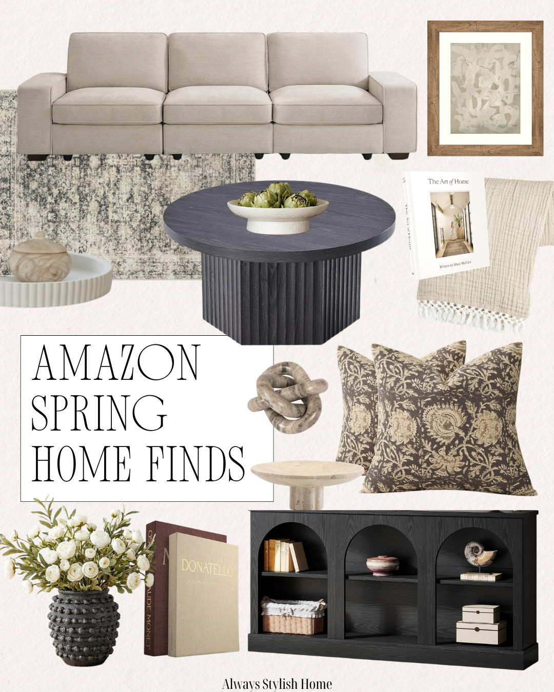 Sharing my favorite neutral Amazon spring home finds to refresh your space for the season. From light and airy decor to cozy textures, these affordable pieces help create a calm, elevated spring home. Think neutral vases, woven accents, soft throw pillows, and minimal decor that works in any space. Perfect if you love modern neutral home decor, cozy minimal style, and affordable Amazon home finds for spring. #amazonhomefinds #amazonhomedecor #neutralhomedecor #springhomedecor #modernneutralhome #cozyhomestyle #amazondecorfinds #affordablehomedecor #neutraldecorstyle #ltkhome 

 #LTKSeasonal #LTKHome