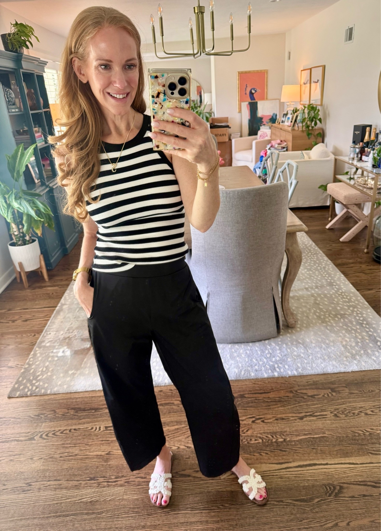 I kept the pants from Amazon! They are so comfy and a great alternative to leggings when you want to looks put together. I’m in a M.

#LTKootd #LTKWorkwear #LTKOver40