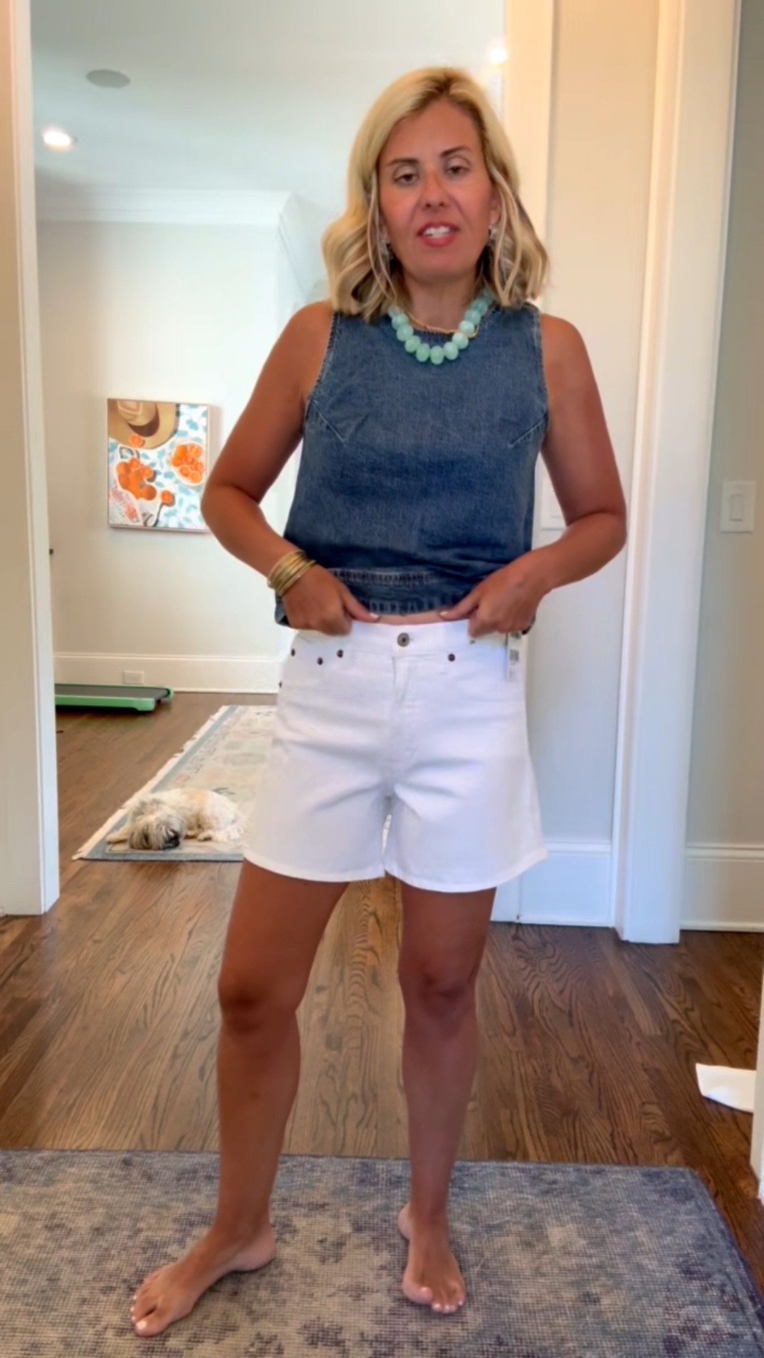 I may never take this outfit off! 
Code AFLTK for 20% off, including sale items! 
Top- xs
Shorts - 26 (i’m going to size up to 27)


#LTKxAbercrombie #LTKmomlife #LTKSaleAlert