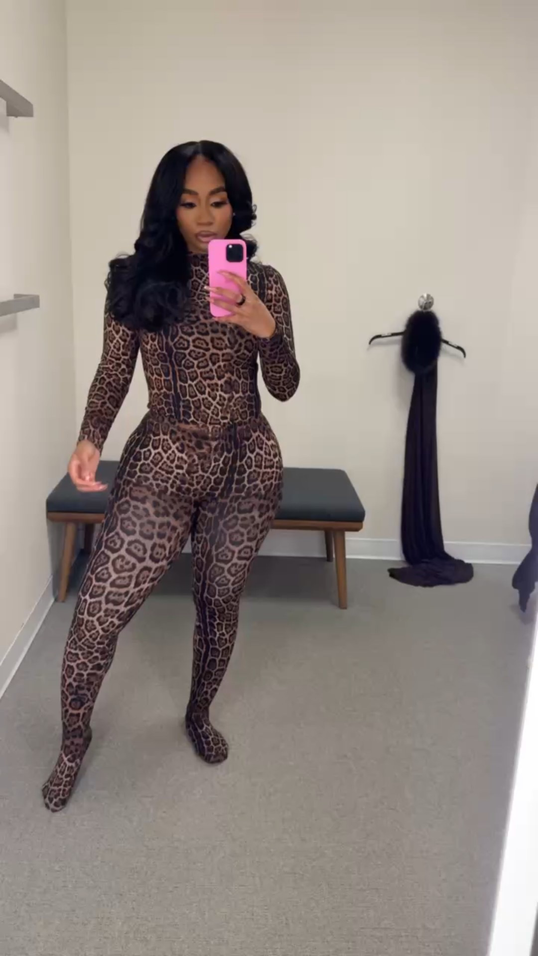 Under $100 Leopard print footed tights and matching long sleeve shirt. Also comes in a bodysuit! 

#LTKMidsize #LTKootd #LTKFindsUnder100