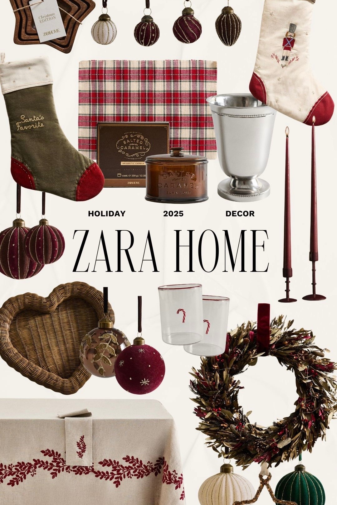 Zara holiday home decor 🎄 zara home, Zara holiday decor, neutral holiday decor, holiday wreath, Christmas decor, Christmas home decor, Christmas tree ornaments, Christmas stockings, Christmas candles

#LTKSeasonal #LTKHome #LTKHoliday